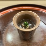 277013323 - 昼懐石１５７３０円。雲子蒸し トリュフ餡。この時期のお楽しみです。