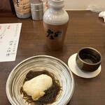 庄や - 庄や大徳利〔冷〕ドリンククーポン無料とお通し〔もずく酢〕350円