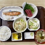 清光 - 日替り定食　鮭　半ライス