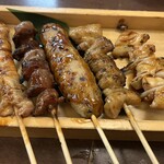 庄や - 焼き鳥５本盛り〔タレ〕700円
