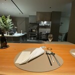 Scino - オープンキッチン、っていうかキッチンにて。