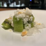 Scino - エルダーフラワーのブランマンジェと。