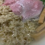 中華蕎麦 無冠 - ホタテ、チャーシュー