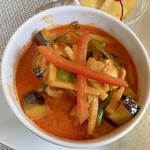 タイ料理JAMES - ランチメニュー「レッドカレー」(1200円)