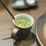 なぎさのハンバーガー - 北海道産　生帆立貝の薪火焼き