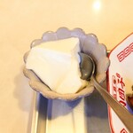 伯爵の肉団子 - デザートの"杏仁豆腐"。