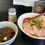雨ニモマケズ - 重ね昆布水のつけそば　　1200円