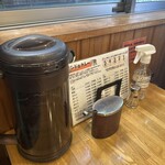 カレーの店 プーさん - 卓上【令和6年12月16日撮影】