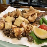 あんらく亭 - かれい唐揚げ