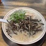 博多一丁 - キクラゲ多め