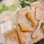 京亀 - 白味噌もつ鍋(追加後)