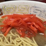 長浜らーめん - 紅生姜