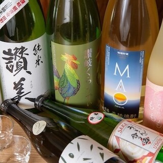 香川の味を満喫◆こだわりの日本酒・焼酎・果実酒を厳選