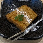 とんかつ成蔵 - デザートはパン粉を使ったパウンドケーキ