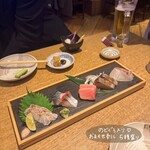 鶏と魚と炭火焼き 燈 - 