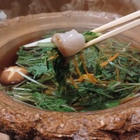 対馬のどぐろとイカ活き造り 博多 魚蔵 都ホテル店 - 