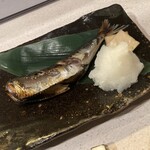 酒処佗助 - 酢締めイワシ焼き