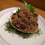 味暦あんべ - これは、別に頼んだ蟹のつくだ煮。
