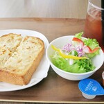 カフェ・ド・パリ - 料理写真:ツナメルトトーストセット750円税込ｗ