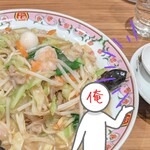 餃子の王将 蓮田店 - 小皿に辛子とレンゲを乗せてたから単にそれ用だったかもしれんよ？わんはなんでも好意的に捉えるからさ