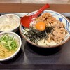 丸亀製麺 - 2024.11.24  肉盛りまぜ玉（並）