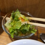 キッチン ブルー グローブ - ここでサラダ