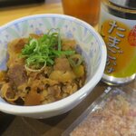 すき家 - 牛肉小鉢と たまご醤油