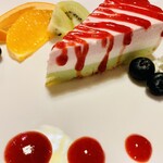 おきな堂 - 【料理】【3色レアチーズケーキ】森の珈琲or紅茶がつきます。