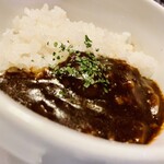 おきな堂 - 【料理】【ハヤシライス】【カレーライスorハヤシライス】が選べます。両方食べ比べたけど、この選択は悩む。
