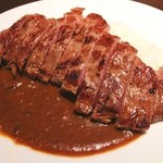 ステーキ カフェ ケネディ - サーロインステーキカレー
ランチで¥1080