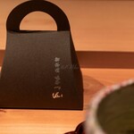 御料理 まつ山 - お土産のバターサンド