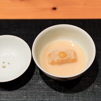 御料理 まつ山 - 大根揚げ　白味噌　昆布出汁