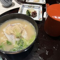 北新地 湯木 新店 - 〆は鯛茶漬け❗️
