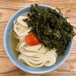 手打ちうどん 上を向いて - のりたまうっきー