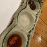 母屋　虎幻庭 -  ステーキのタレ３種類