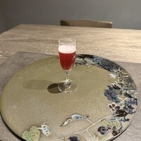 現代茶寮 銀座風月堂 - 黒葡萄を使った食前酒