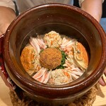 日本料理 かしづき - セコ蟹の土鍋ご飯