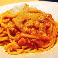 魚工房 としまや - 海老と白身魚のスパイシーボロネーゼ