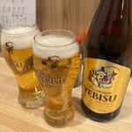 酒喰洲 - まずは、エビスで乾杯！
