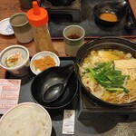 街かど屋 岡崎矢作店 - 牛もつ鍋定食　街かど屋アプリで貰えるクーポン券