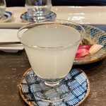 酒蔵BAR えん - 純米生酒おりがらみ(美山錦)660円