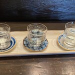 酒蔵BAR えん - 平日限定飲み比べセット1600円