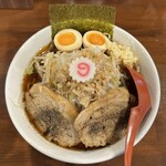 ヤマネコ軒 - 特製豚そば＋ヤサイ増し＋ニンニク＋アブラ