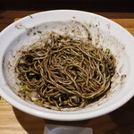 NIBOSHI MANIA - よく混ぜたイカゴロバターの和え玉