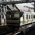 NIBOSHI MANIA - 蒲田駅脇を高速で通過する湘南新宿ライン