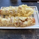 うどん房わらく - ちくわ天ぷら