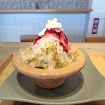 だしとおにぎり 一汁一飯 - 横からの図