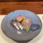 酒肴 新屋敷 - お刺身盛り合わせ