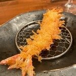 酒肴 新屋敷 - 神海老フライ