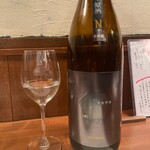 酒肴 新屋敷 - 日本酒3杯目。楽しくて止まらない